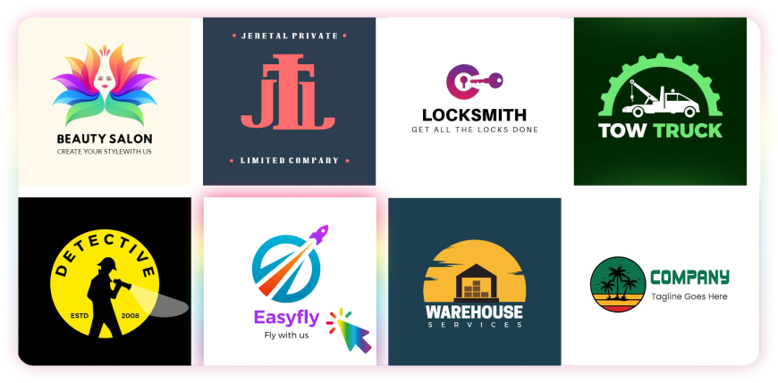 Professionally crafted logo design templates